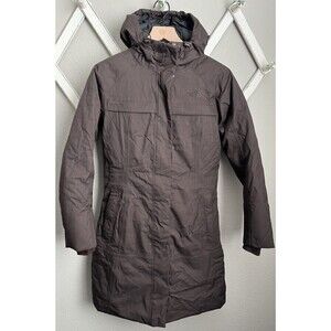 The North Face Women’s S Goose Down Hooded Parka Jacket - Brown